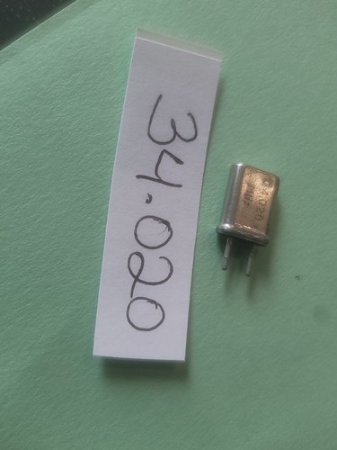 Meter crystal 34 - , 34.020mhz