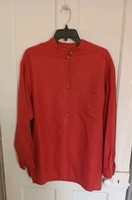 Terracotta Linen Tunic Top Size L 14-16 from Hobbs