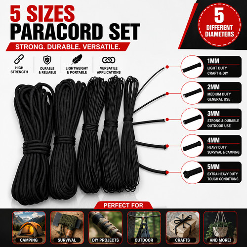 Paracord parachute rope - rope, cord