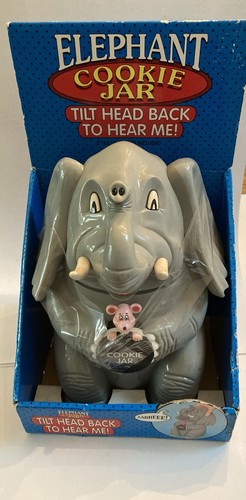 Vtg elephant talking cookie - elephant,