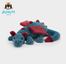 Jellycat Rare Dexter Dragon Plush Soft Toy Cuddly Gift-50cm Brand new with tags