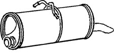 Replacement exhaust rear box - exhaust,