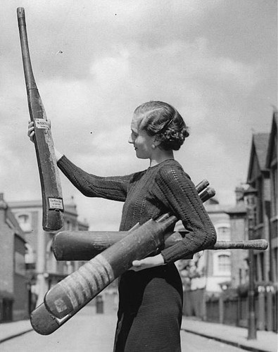 Some old cricket bats - , from