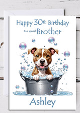 Dog Staffy Personalised