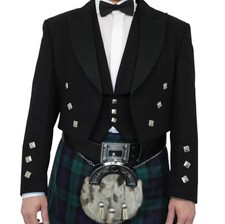 Scottish Prince Charlie Kilt Jacket & Waistcoat | Men’s Highland Dress Outfit
