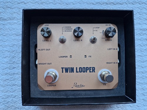 Rowin vsn twin looper guitar - looper,