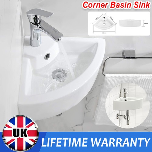 Small quarter corner basin - quarter,
