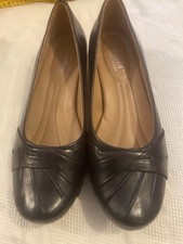 Comfort Concept Hotter Ladies Slip-On Shoes, Blue, Size 6.5