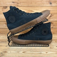 Converse Trainers Mens Size UK 8 Chuck Taylor All Star Black Gum Lunarlon Shoes