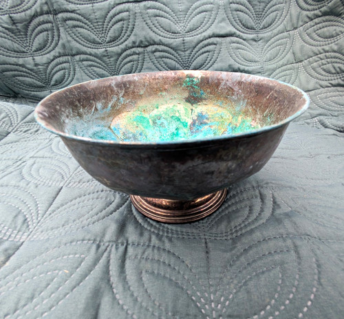 Copper bowl dish - copper, /