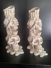 Sculpture Skull Tower Candle