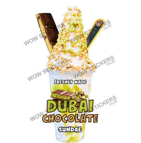Dubai chocolate ice - ice, cream
