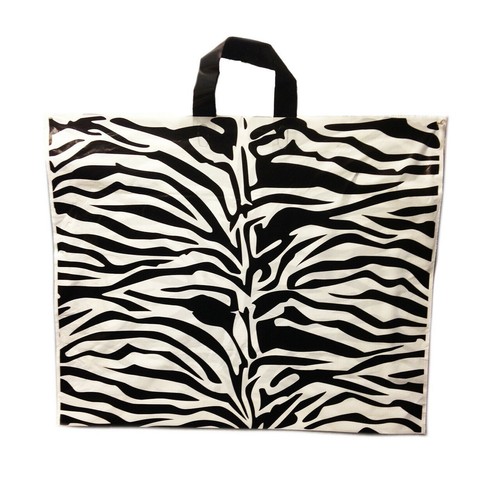 100x plastic zebra printed - plastic,