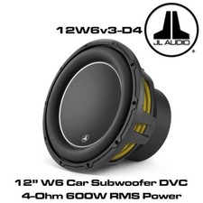 JL Audio W6 12W6v3-D4 12" Inch