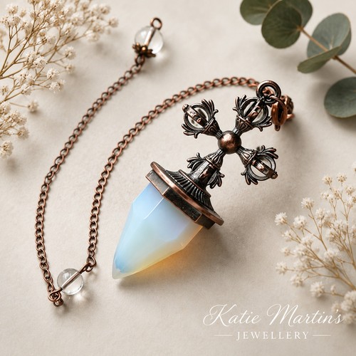 Opalite crystal cross - crystal,