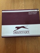 12xNEW SLAZENGER 480-Interlok 2-Piece Durable White Golf Balls with logo