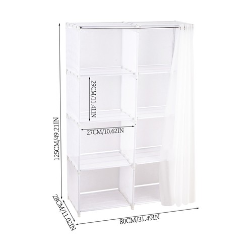 Portable fabric wardrobe - portable,