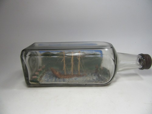 Vintage ship glass - ship,