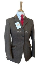 LADIES MEARS  PYTCHLEY BROWN TWEED SHOWING  JACKET SIZE 12 (36)
