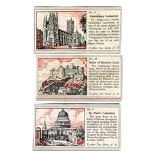 Typhoo Tea Cards x3 Canterbury