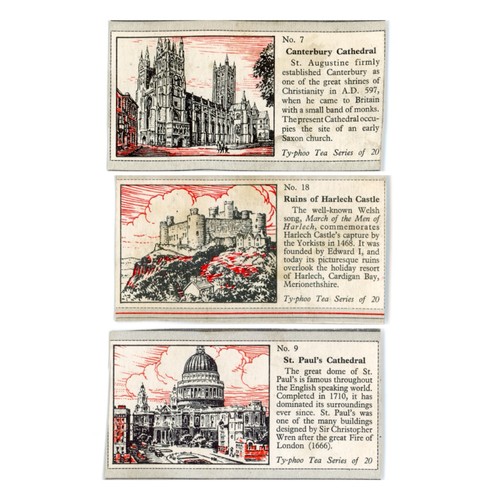 Typhoo tea cards - cards, canterbury