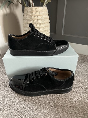 Lanvin dbb1 all black patent - lanvin,