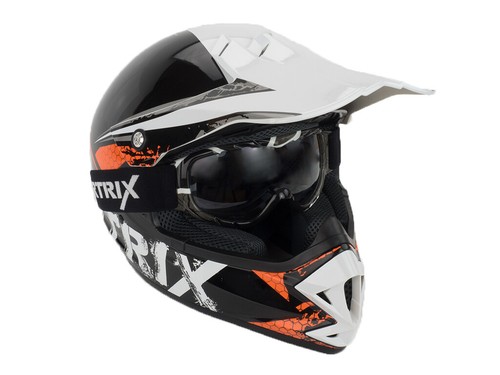 Kids motocross helmet crash - kids,