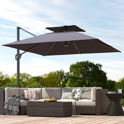 Garden cantilever parasol - garden,