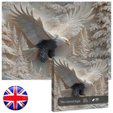 The Carved Eagle Jigsaw Puzzle 1000 Pieces, Majestic Bald Eagle Puzzle Game