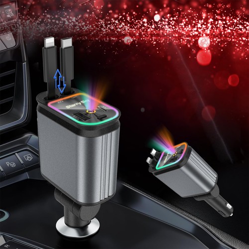 Car charger retractable - in,