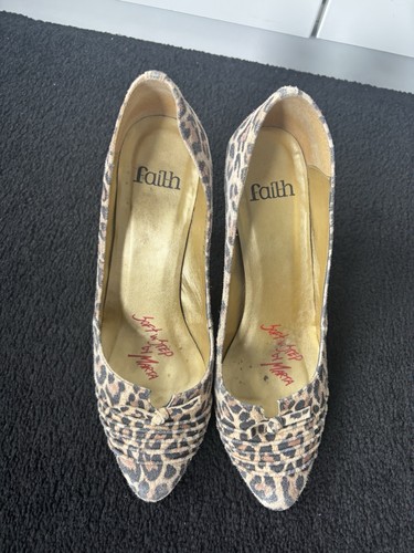 Faith leopard print shoes - faith,