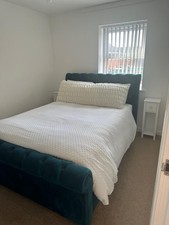 BENSONS FOR BEDS DOUBLE BED OTTOMAN AND MATTRESS