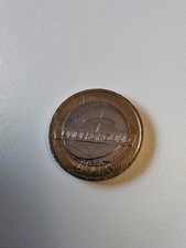  2 Pound Coin Underground 2013 Minting Error Face Side Dots Half  Missing 