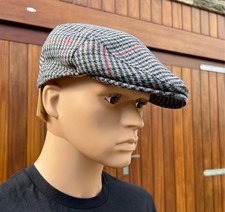 BARBOUR TWEED MENS FLAT CAP