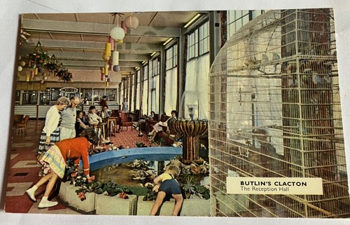 Post card butlin clacton - card,