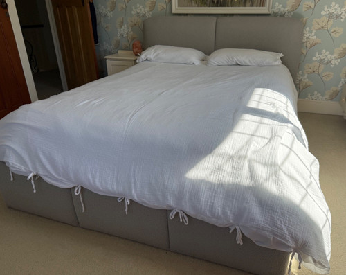 Ottoman bed frame and - ottoman,