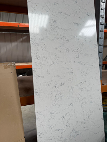 Quartz white grey - , speckled