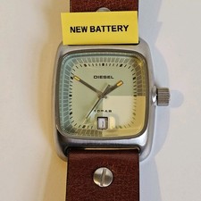 Diesel DZ-2008 Rare Mens Large Watch New Battery