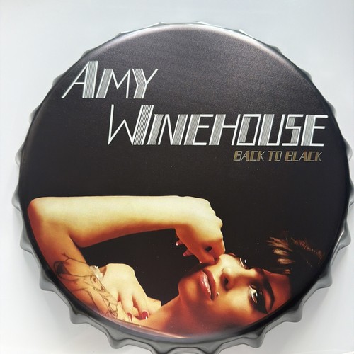 Amy winehouse tin bottle - bottle, cap