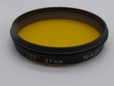 quality Nikon made japan Y52   YELLOW fit LEICA E39 39MM  FILTER mint unused 
