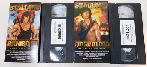 Pair syvester stallone vhs - of,
