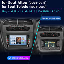 For Seat Altea 2004-2015 Apple Carplay Car Stereo Radio Android 13 GPS Navi BT