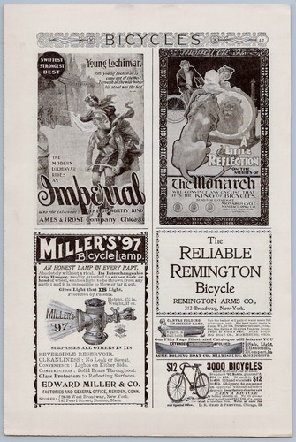 1897 vintage bicycle ads - 1897,