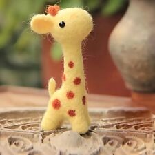 DIY Needle Felting Kit for Beginners - Yellow Giraffe