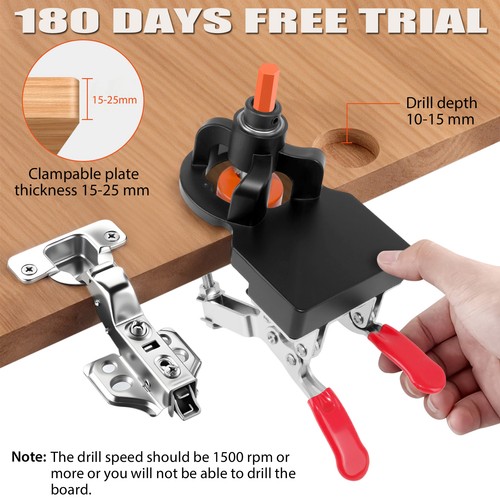 35mm hinge jig - drill, guide