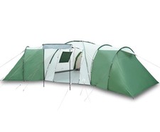 Camping Tent 12-Person Patio Dome Tent Lightweight Tent Waterproof vidaXL Green