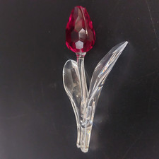 Swarovski Crystal TULIP RED