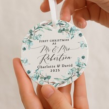 First Christmas Married