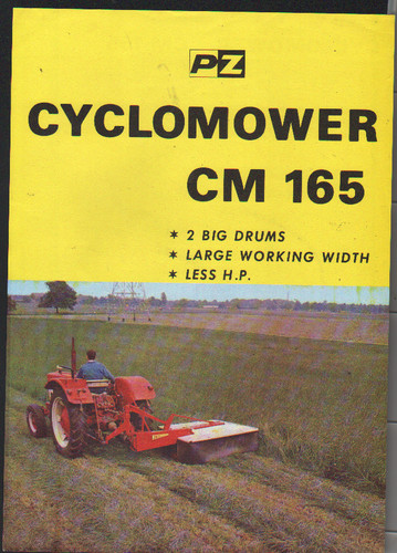 Cyclomower 165 drum - cyclomower, "cm