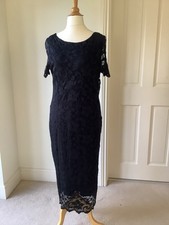 Alexon Black Lace Party Dress Size 16  New With Tags